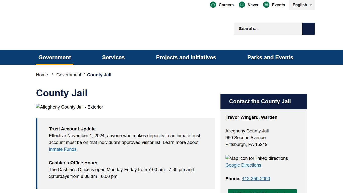 County Jail - Allegheny County, PA